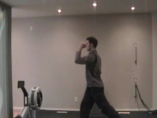 BodyWeight Offset Split Squat Press