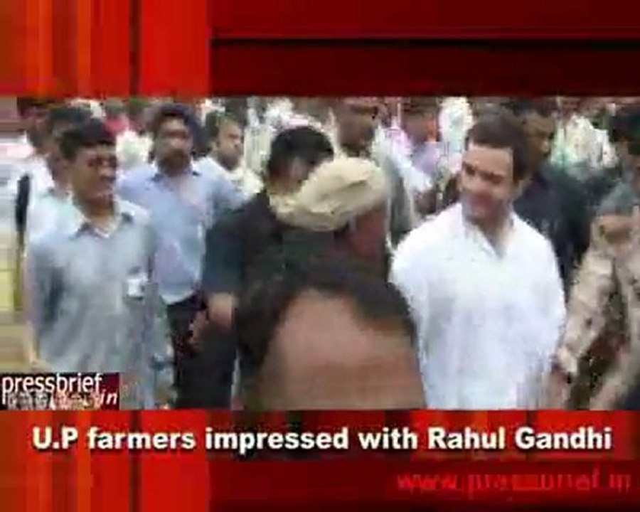 U.P farmers impressed with Rahul Gandhi