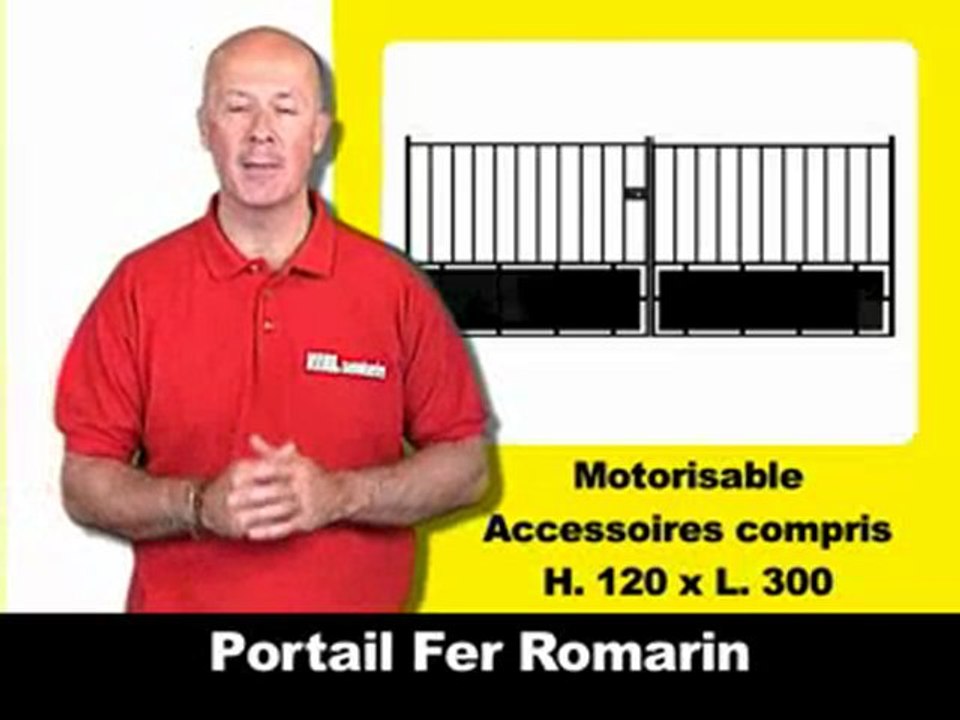 Portail Fer Romarin