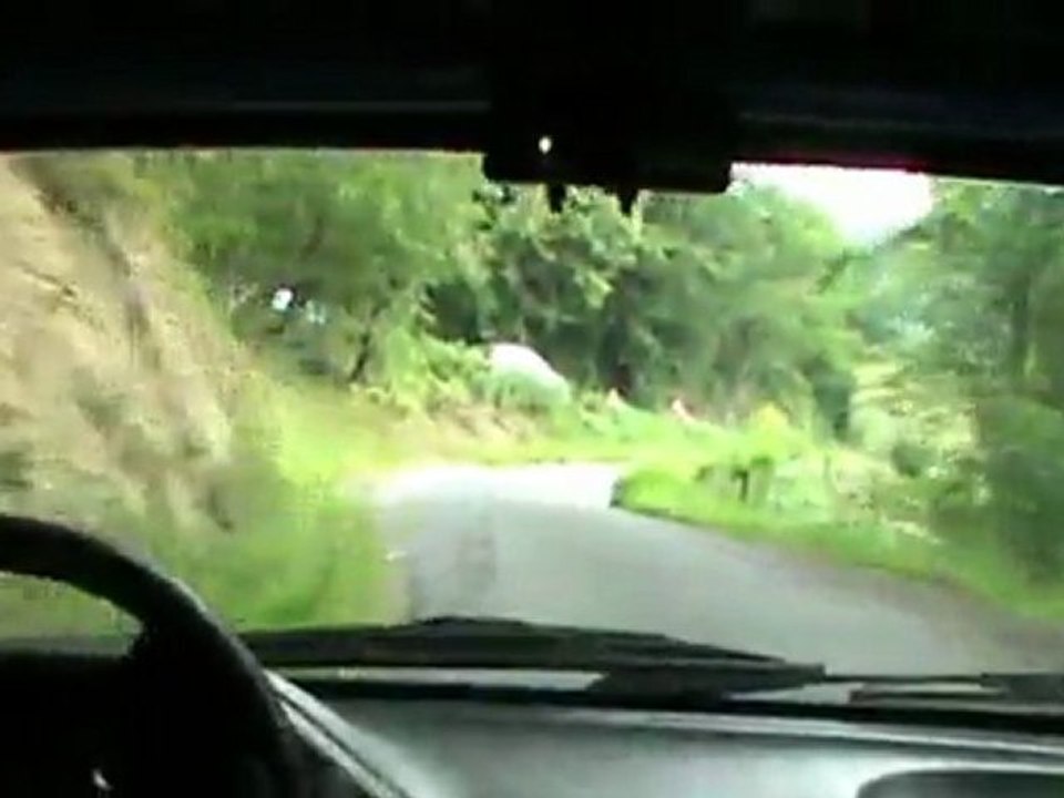 Rallye  100 VALLEES 2011 - ES 3 Quins