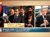 Exclu : BHL en Libye relate la visite de Sarkozy