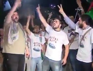 Milli Görüşçü Gençler Maccabi Tel Aviv Takımını Protesto Etti