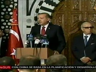 Erdogan apoya la creación de un estado para los palestinos