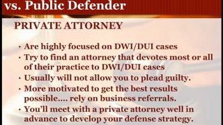 El Paso DWI Attorney Reviews the Differences Between a Private Attorney and a Public Defender