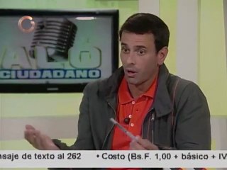 Capriles: se pierde tiempo en buscar al culpable de la inseguridad en vez de reducir la violencia