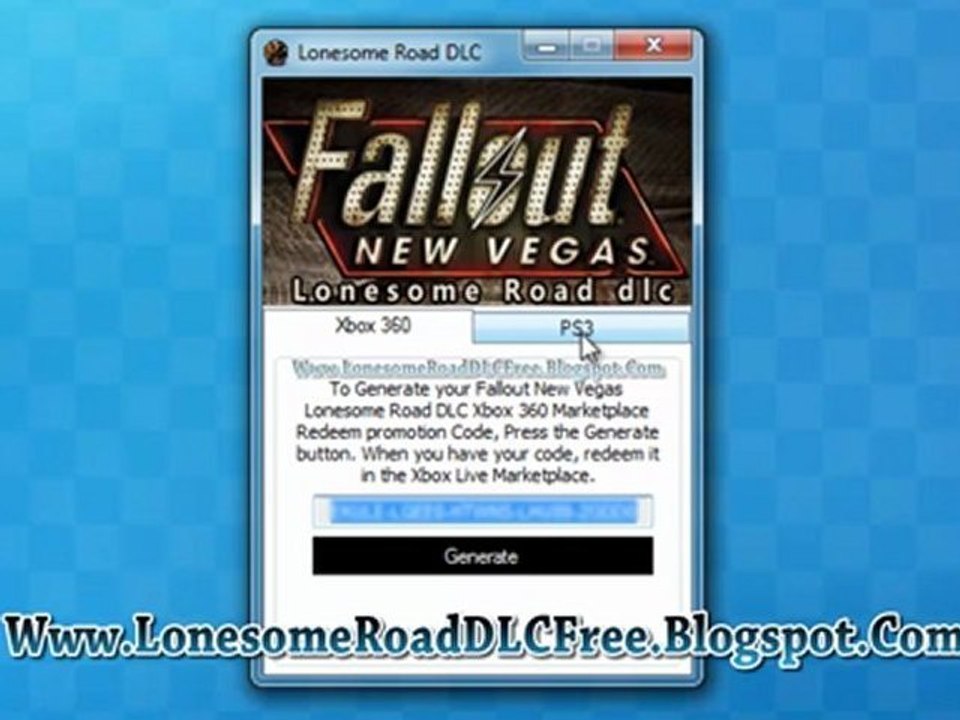 Fallout New Vegas Lonesome Road DLC Free Download On Xbox 360 ,PS3
