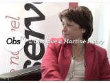 Primaire PS : Martine Aubry face à l'Obs (intégralité)