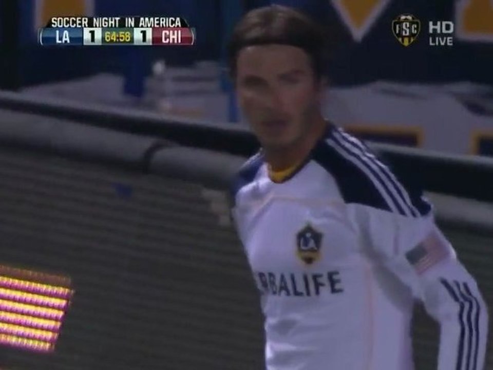 Beckham en MLS, la classe !