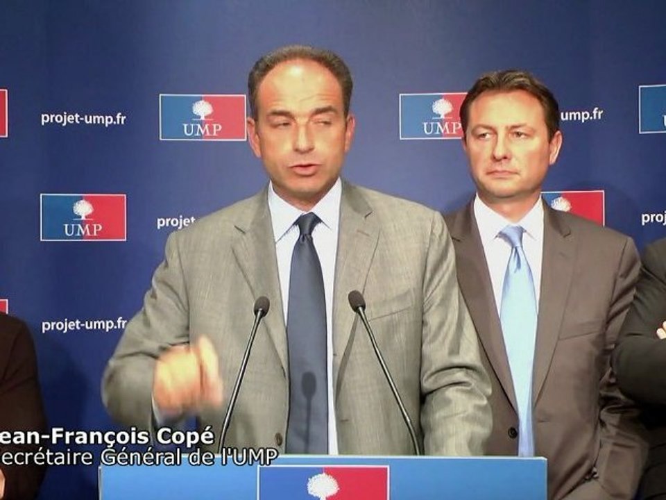 UMP - Primaires PS : J.F Copé abasourdi par l'absence totale de propositions crédibles