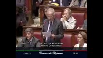 Veltroni - Dichiarazione di voto per la fiducia sulla Manovra