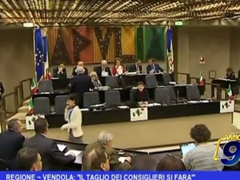 Regione | Vendola: Il taglio dei consiglieri si farà