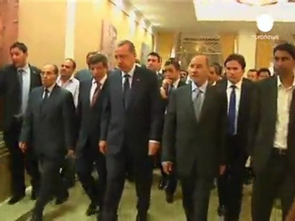 Recep Tayyip Erdogan est en visite en Libye