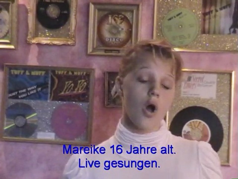 Gesangsunterricht für Kinder und Teen`s  spontan video von schülerin mareike