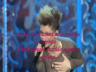 alessandra amoroso niente video con testo by giovy