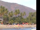 Beach hotels and boats, Acapulco, Mexico
