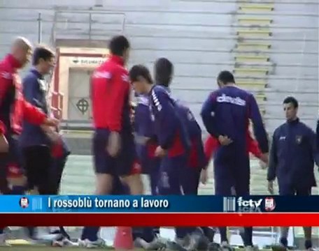 Fc Crotone | I rossoblu tornano ad allenarsi all'Ezio Scida