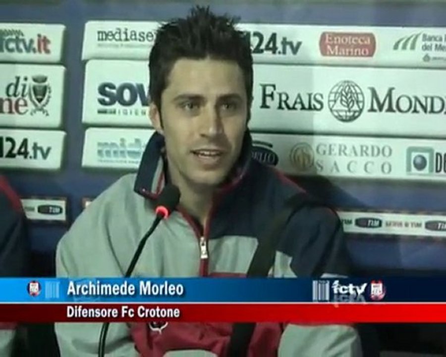 Fc Crotone | De Martino e Morleo