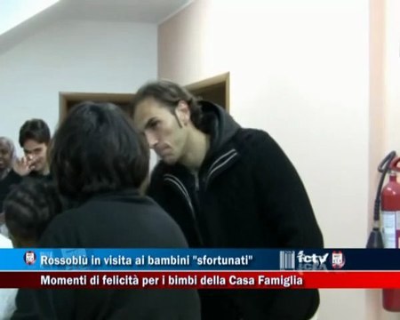 Fc Crotone | Rossoblù in visita ai bambini sfortunati