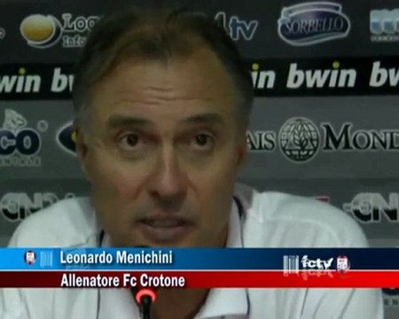 Fc Crotone | Gualtieri, Menichini e Cutolo dopo Crotone-Modena