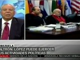 Situación política de Leopoldo López según CIDH