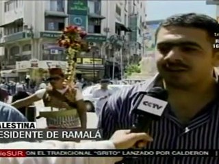 Ciudadanos apoyan iniciativa del gobierno palestino