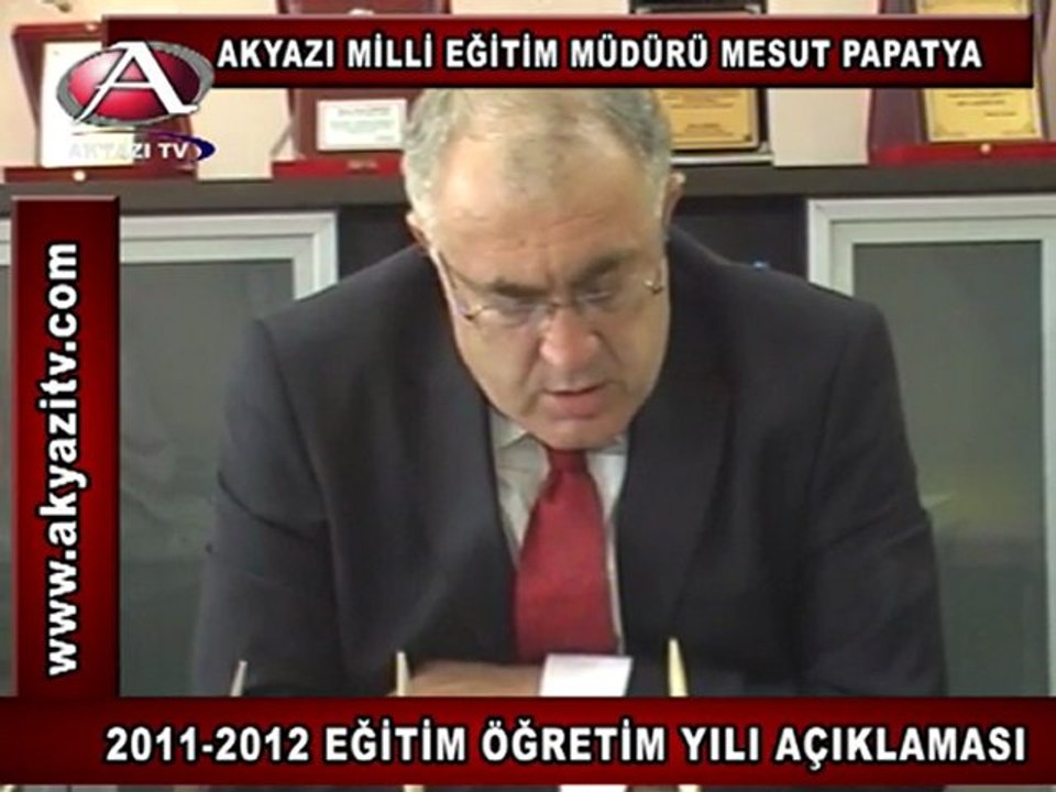 Milli Eğitim Müdürü Mesut Papatya Açıklaması