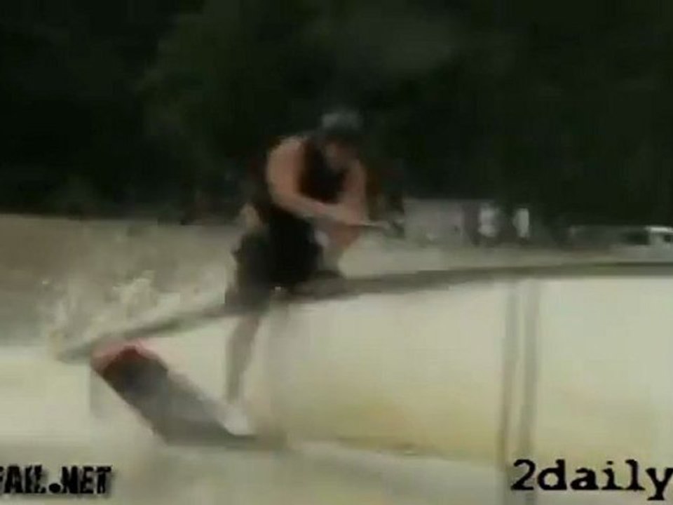 Wakeboard Slide FAIL