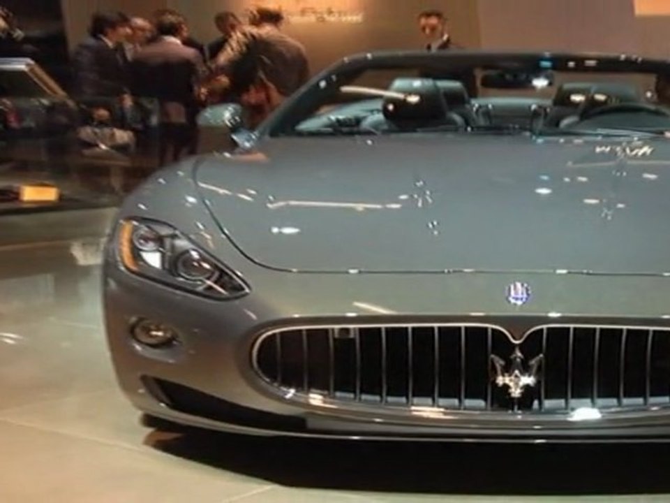 Autosital - Maserati au salon de Francfort 2011 - Gran Cabrio Fendi - Images officielles