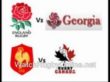 watch 2011 Rugby World Cup Georgia vs England live streaming