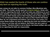 Hearts of Disbelievers Sealing by Allah Question