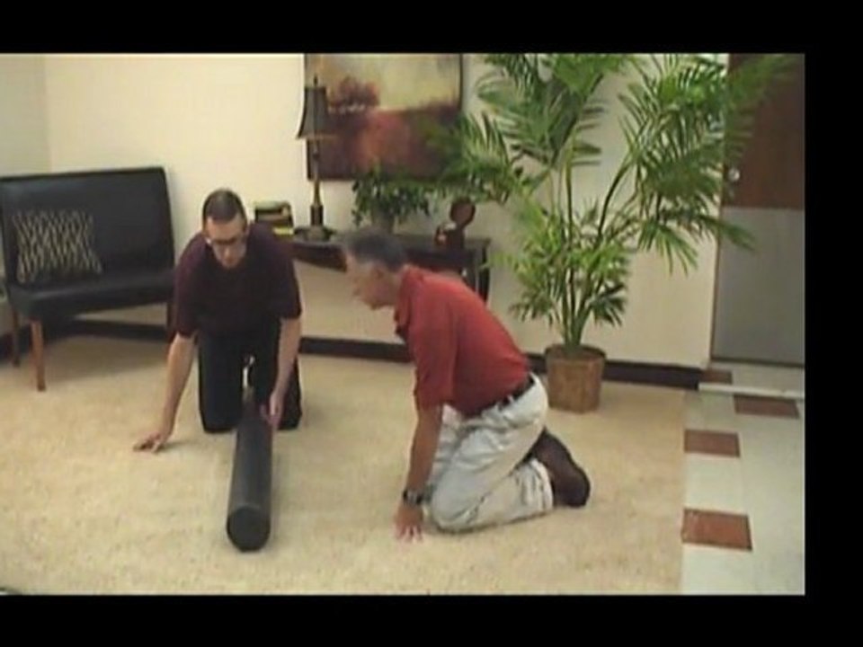 Foam Roller: Stretching and Massaging the Back.