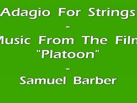 Samuel Barber - Adagio For Strings - Version Piano Solo