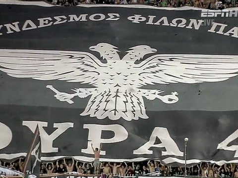 PAOK Tottenham HD (πλανα απο αγγλικο καναλι εκθειάζουν την κερκίδα μας)