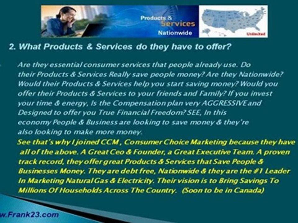 *** WARNING BEFORE YOU JOIN CCM (CONSUMER CHOICE MARKETING) ***