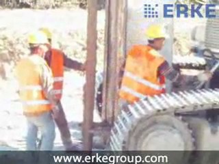 ERKE Dış Ticaret ltd., PTC 7HF Vibrolance Wick Drain Application - Bursa