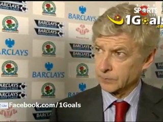 Listen to what Arsene Wenger interviews after lose 4-3 to Blackburn at Ewood Park