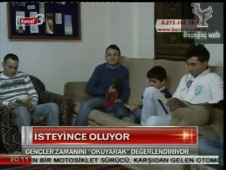 Başağaç web, Okuma salonu haberi Kanal3