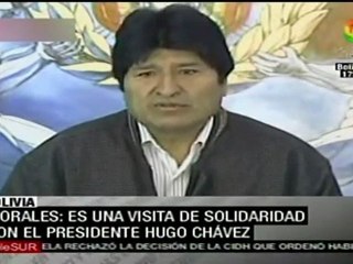 Presidente Evo Morales visita este sábado Venezuela