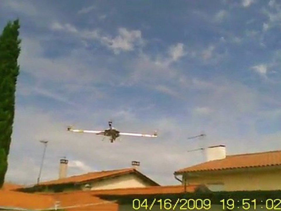 petit vol avec mon quadrirotor