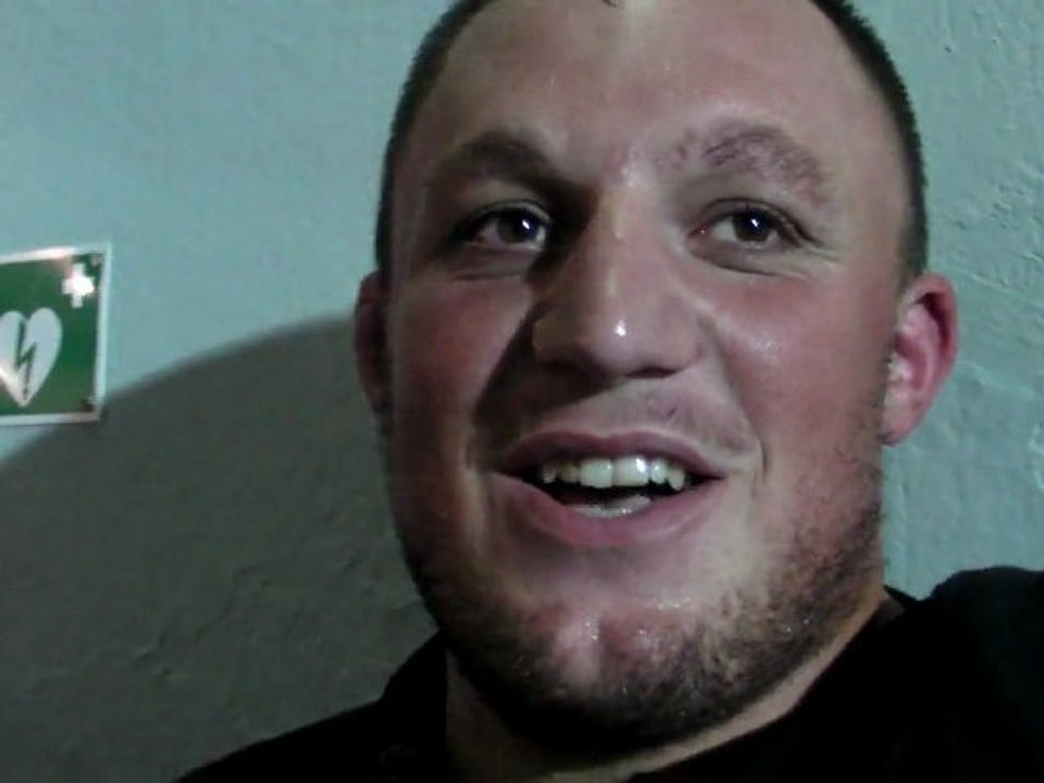 Rugby Pro D2 - Reaction de Marc Clerc apres USO - Narbonne