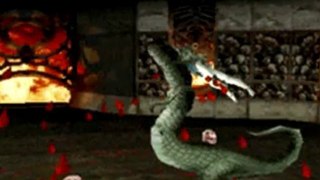 MORTAL KOMBAT 4 (PSX) LIU KANG FATALITY 2 (Dragon Morph)