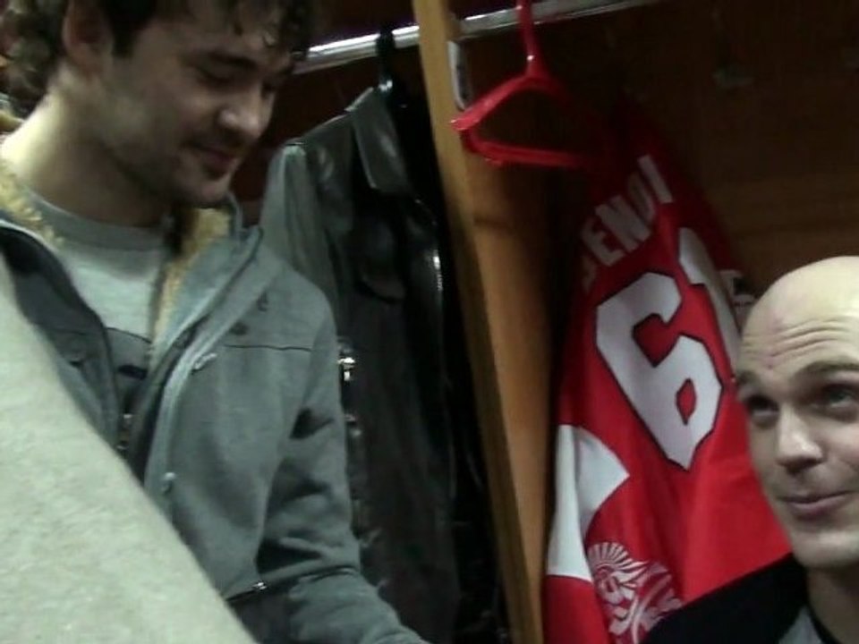 Андре Бенуа и Роман Людучин после игры с к.Динамо 17.09.11. – Видео ...