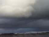 Formation d'un tuba (début de tornade) dans le ciel de Berck-sur-Mer (Pas-de-Calais)