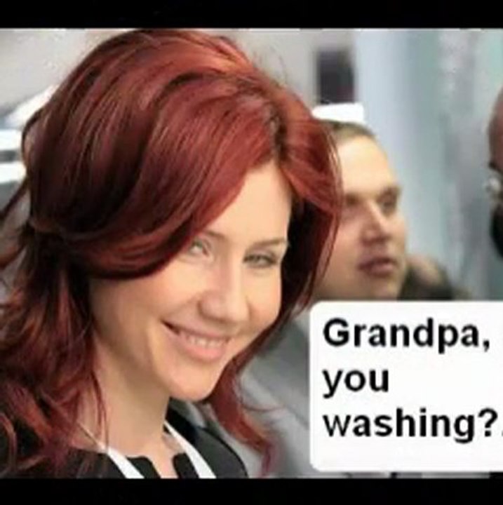 Anna Chapman: Grandpa, are you washing?..