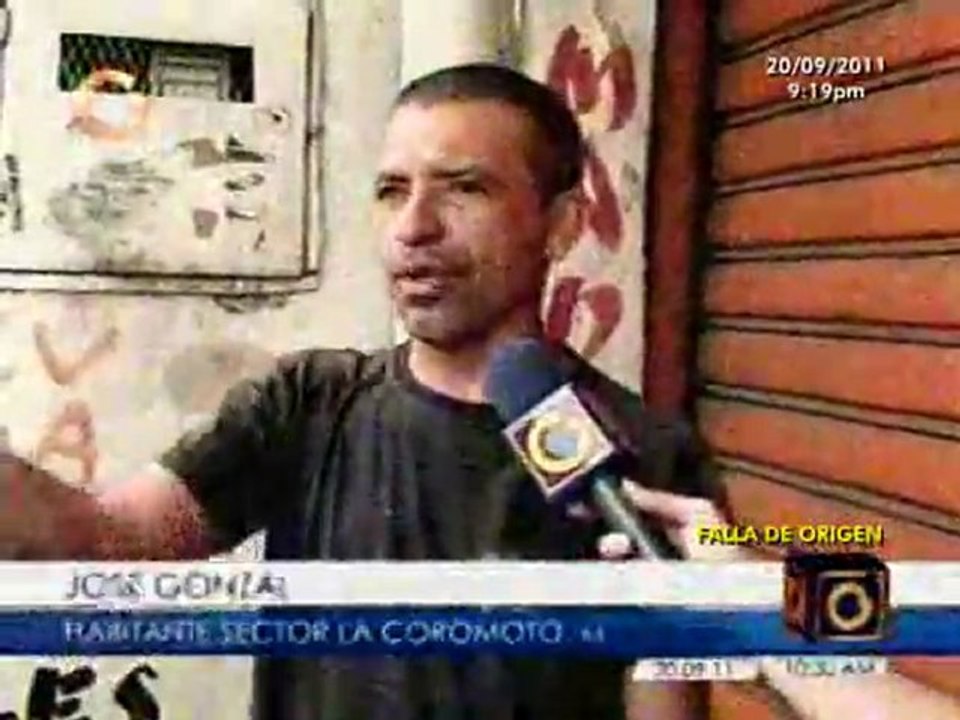Denuncian el mal estado de las vías e inseguridad en La Coromoto