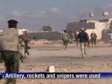 Libyan NTC troops hit fierce Sirte resistance