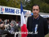 Campagne présidentielle — Marine Le Pen à Vaiges (Mayenne)