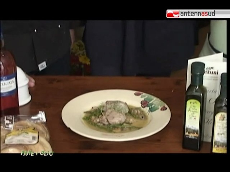 Pane e olio - su Antenna Sud | Scaloppa di filetto di maiale con vongole e asparagi