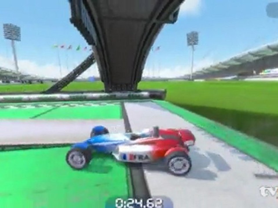 Test vidéo -  tvdjeux - TRACK MANIA NATION FOREVER