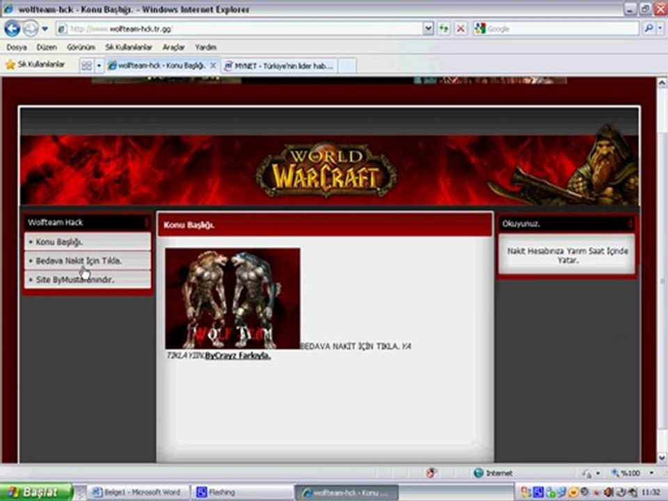 WolfTeam Gerçek Nakit Hack Karşınızda.